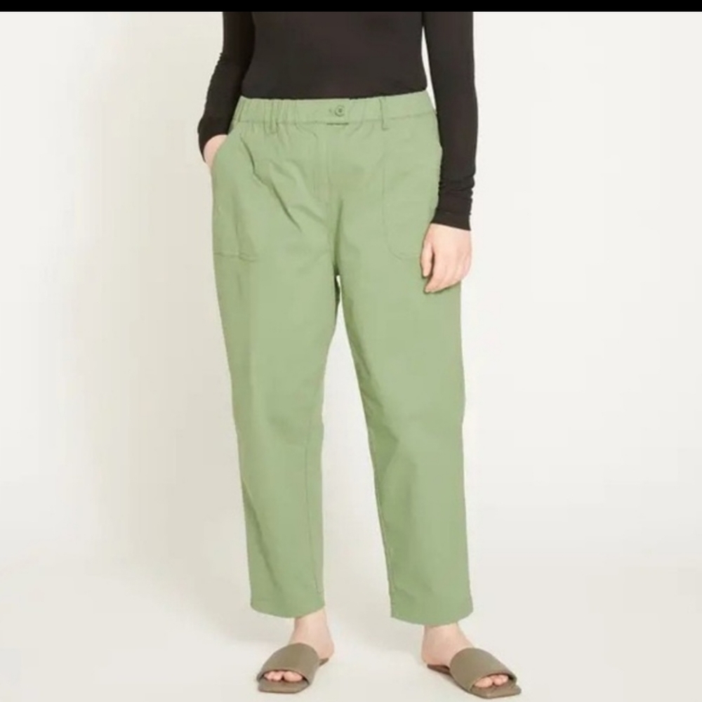BNWOT-Universal Standard weekend pants in elm size xs